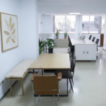 Hot desks and chill area at Nas Coworking in Las Palmas