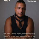 Guido, Latin dance instructor leading a bachata workshop in Las Palmas