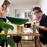 people are taking breakfast at nas coworking las palmas connection chill area